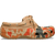 Tan/Shocking Orange